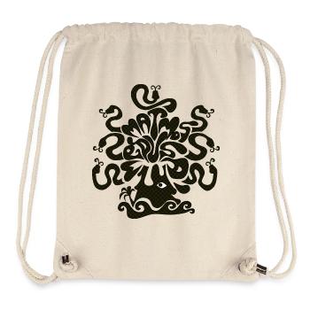 Matmos Medusa Volcano Tiki Island Palm Moai Lava - Stanley/Stella Recycled Gym Bag - natural - Front