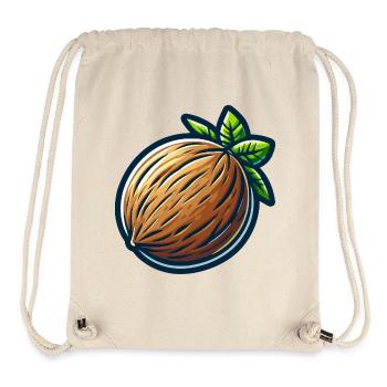 Tropische Nuss gezogen - Stanley/Stella recycelter Gym Bag - Naturweiß - Vorne