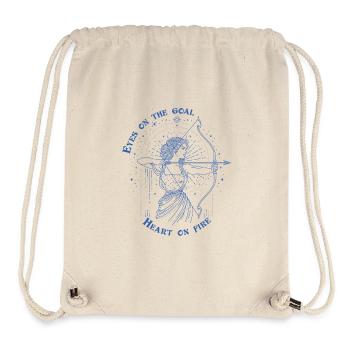 Sagittarius Zodiac Archer Star Sign Gift - Stanley/Stella Recycled Gym Bag - natural - Front