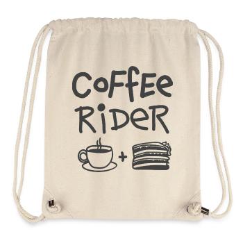 Coffee Rider Coffee Ride Radsport Kaffee Rennrad - Stanley/Stella recycelter Gym Bag - Naturweiß - Vorne