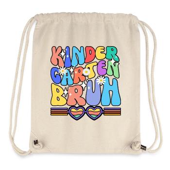 KINDERGARTEN BRUH - Stanley/Stella Recycled Gym Bag - natural - Front