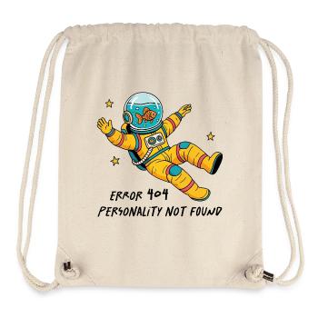 Error 404, personality not found - Stanley/Stella Recycled Gym Bag - natural - Front