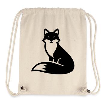 Fuchs Tier - Stanley/Stella recycelter Gym Bag - Naturweiß - Vorne
