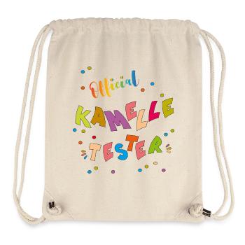  Kamelle Tester - Stanley/Stella recycelter Gym Bag - Naturweiß - Vorne