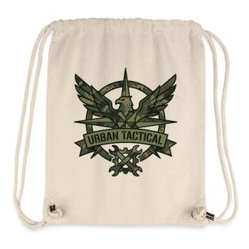Urban Taktik Pioniere Tarnmuster Mechaniker Motiv - Stanley/Stella recycelter Gym Bag - Naturweiß - Vorne