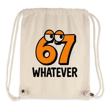 Six Seven : Whatever Italian Brainrot Humour Meme - Sac à cordon recyclé Stanley/Stella - blanc naturel - Devant