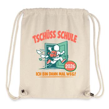 Tschüss Schule - Abschluss 2026 - Stanley/Stella recycelter Gym Bag - Naturweiß - Vorne