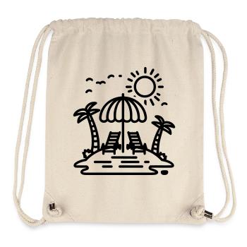 Strand - Stanley/Stella recycelter Gym Bag - Naturweiß - Vorne