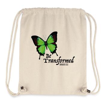 Be Transformed Cristian - Stanley/Stella recycelter Gym Bag - Naturweiß - Vorne
