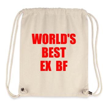 worlds best ex bf - Stanley/Stella Recycled Gym Bag - natural - Front