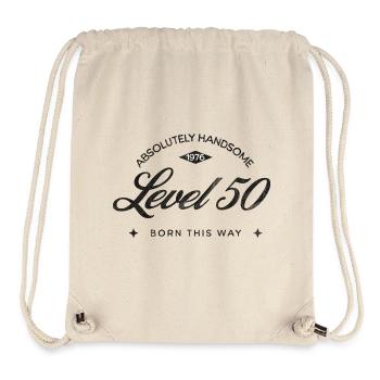 Year 1976 Level 50 - Stanley/Stella Recycled Gym Bag - natural - Front