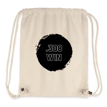 308 WIN Hunter Shooter Shooter NATO Cartridge - Stanley/Stella Recycled Gym Bag - natural - Front