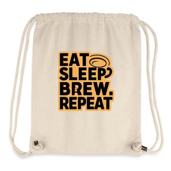 But First Coffee Shirt Funny Coffee Lover T-Shirt - Stanley/Stella Recycled Gym Bag - natural - Front