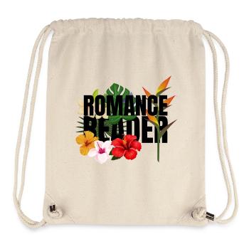 Romance Reader Flowers - Sac à cordon recyclé Stanley/Stella - blanc naturel - Devant