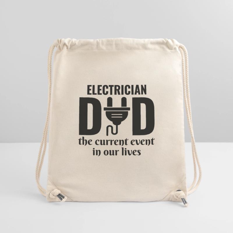 Electrician Dad Electrical Technician Engineer Stanley/Stella Recycled Gym Bag