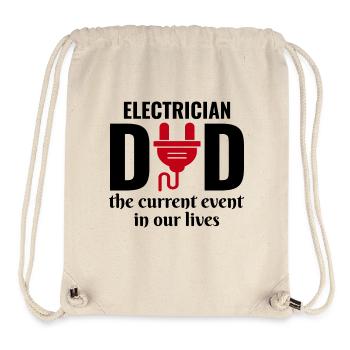 Electrician Humor Electrical Technician Engineer - Stanley/Stella Recycled Gym Bag - natural - Front