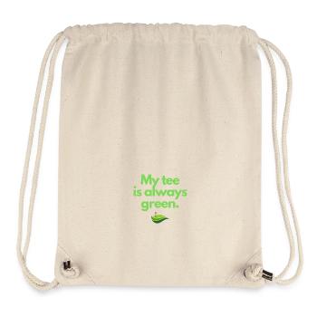 My tee is always green - Green and Tastee - Golf - Stanley/Stella recycelter Gym Bag - Naturweiß - Vorne