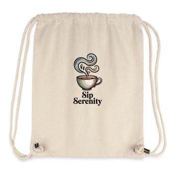 Sip Serenity – Sanfter Morgenzauber - Stanley/Stella recycelter Gym Bag - Naturweiß - Vorne