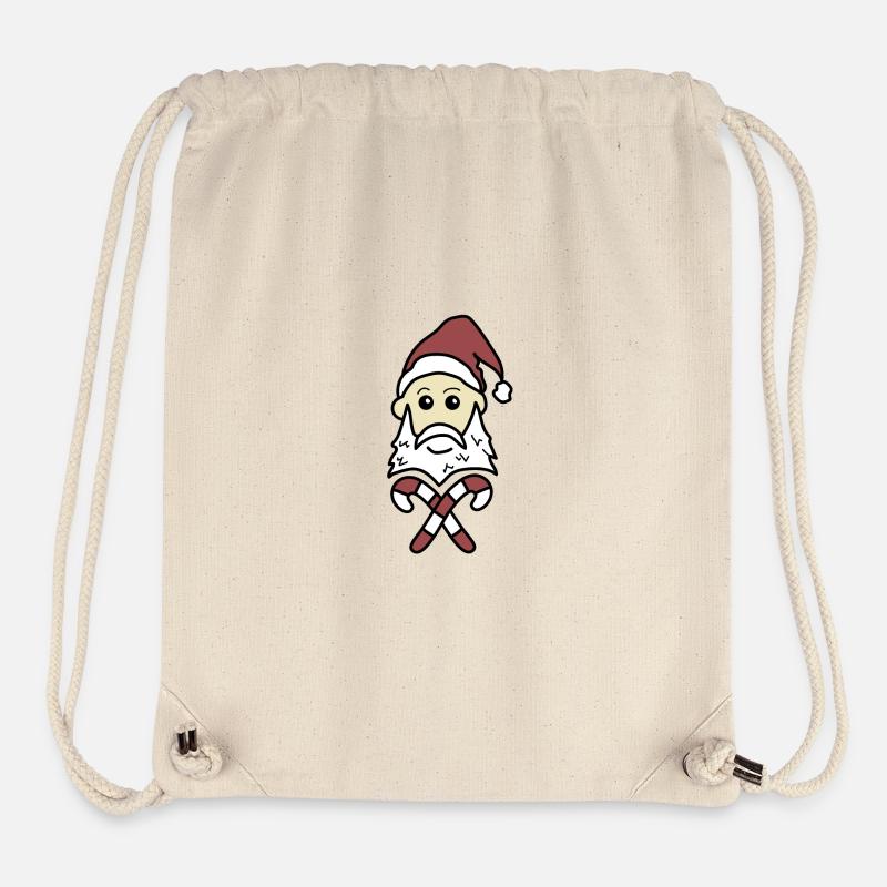 Weihnachtsmann - Stanley/Stella recycelter Gym Bag - Naturweiß