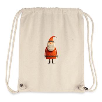 Santa Claus / St. Nicholas - Stanley/Stella Recycled Gym Bag - natural - Front