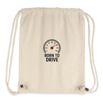 Geboren, um Tachometer-Design zu fahren - Stanley/Stella recycelter Gym Bag - Naturweiß - Vorne
