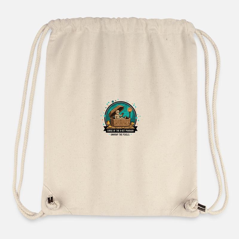 8-Bit Pharaoh's Tomb - Stanley/Stella Recycled Gym Bag - natural