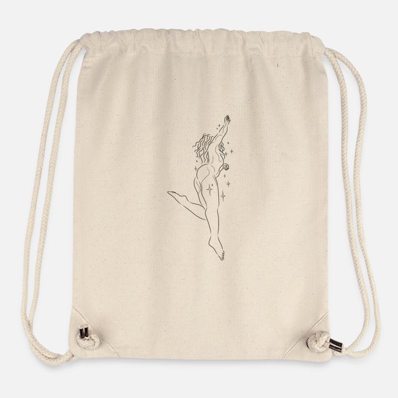 Femme des etoiles - Sac à cordon recyclé Stanley/Stella - blanc naturel