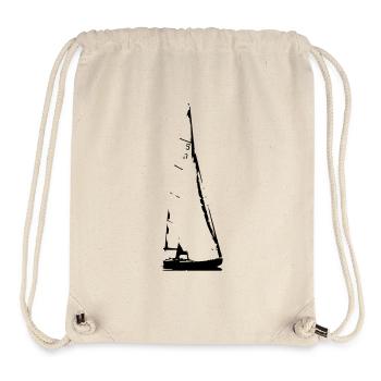 Sailing Boat - Sac à cordon recyclé Stanley/Stella - blanc naturel - Devant