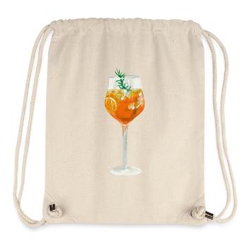 Minialistischer Spritz - Stanley/Stella recycelter Gym Bag - Naturweiß - Vorne