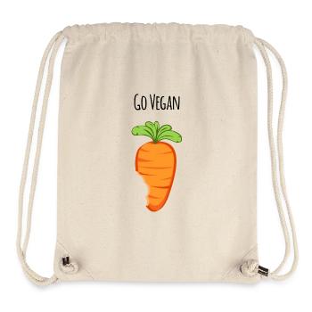 go-vegan - Sac à cordon recyclé Stanley/Stella - blanc naturel - Devant