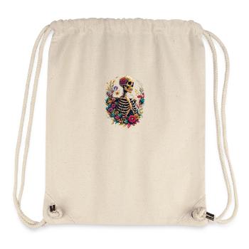 Botanical Bone - Stanley/Stella recycelter Gym Bag - Naturweiß - Vorne
