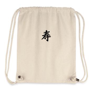 Long Life Chinese Writing Character Symbol - Stanley/Stella Recycled Gym Bag - natural - Front