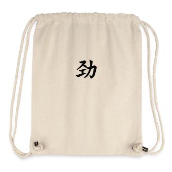 Lebensenergie Chinesische Schrift Zeichen Symbol - Stanley/Stella recycelter Gym Bag - Naturweiß - Vorne