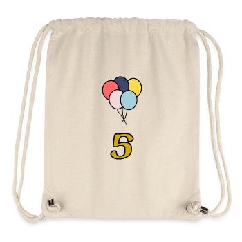 5. ANNIVERSARY. 5 YEARS. 5th ANNIVERSARY - Stanley/Stella Recycled Gym Bag - natural - Front