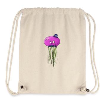 Méduse fantaisie - Sac à cordon recyclé Stanley/Stella - blanc naturel - Devant