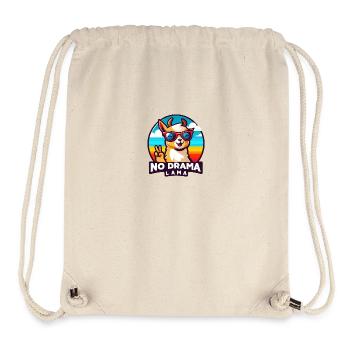 No drama Lama - Stanley/Stella Recycled Gym Bag - natural - Front