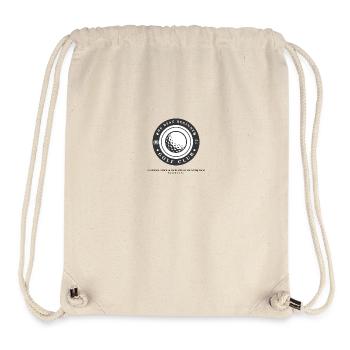 Clé de golf pour débutants - Sac à cordon recyclé Stanley/Stella - blanc naturel - Devant