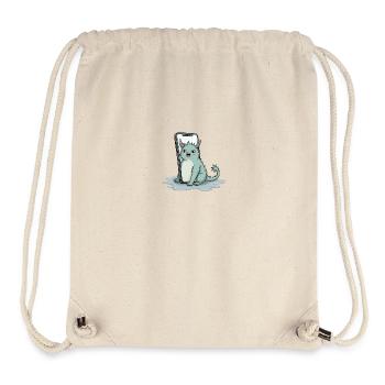 cute mythical creature fred on iPhone - Stanley/Stella recycelter Gym Bag - Naturweiß - Vorne