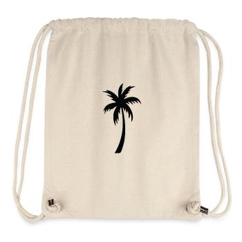 Tropische Palmen-Silhouette Geschenk Sommer - Stanley/Stella recycelter Gym Bag - Naturweiß - Vorne
