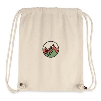 District Mountains Sunset - Stanley/Stella Recycled Gym Bag - natural - Front