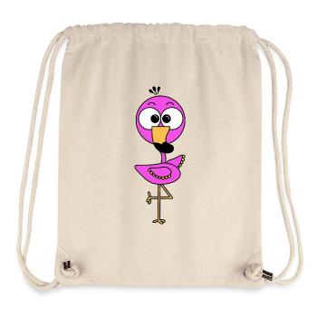 Flamingo Ingo - Stanley/Stella recycelter Gym Bag - Naturweiß - Vorne