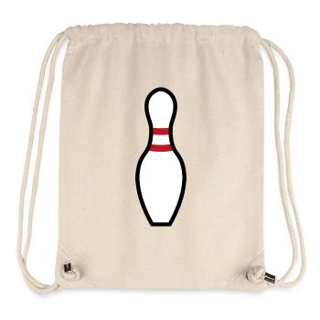 Bowling Pin - Stanley/Stella Recycled Gym Bag - natural - Front