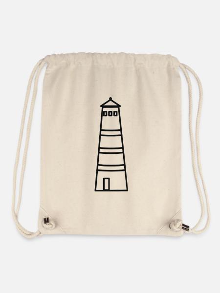 Lighthouse - Stanley/Stella recycelter Gym Bag - Naturweiß
