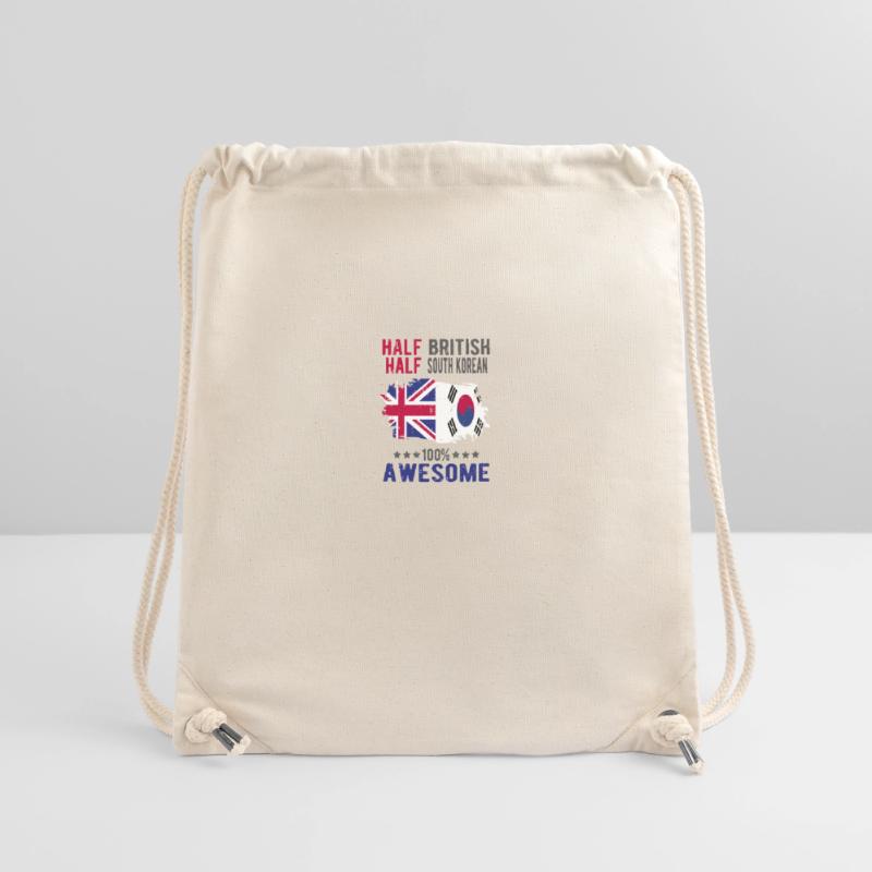Half British Half South Koreans Stanley/Stella Recycled Gym Bag