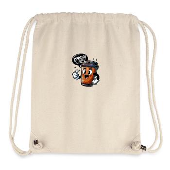 Espresso yourself - Stanley/Stella recycelter Gym Bag - Naturweiß - Vorne