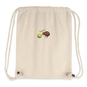 Momie? idée cadeau drôle de kiwi kiwi - Sac à cordon recyclé Stanley/Stella - blanc naturel - Devant