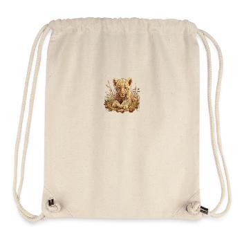 Leoparden Leopard - Stanley/Stella Recycled Gym Bag - natural - Front