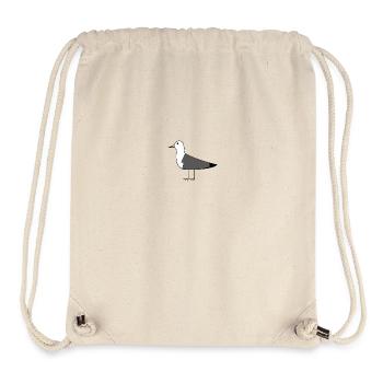 Möwe - Stanley/Stella recycelter Gym Bag - Naturweiß - Vorne