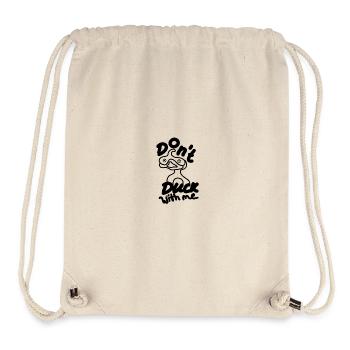 Don´t Duck with me - Stanley/Stella recycelter Gym Bag - Naturweiß - Vorne