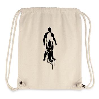 Silhouettes du surf - Sac à cordon recyclé Stanley/Stella - blanc naturel - Devant